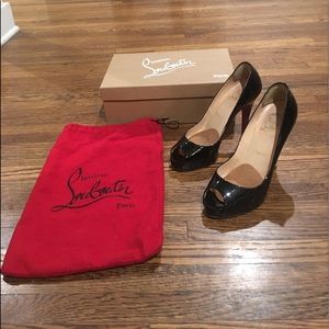 Christian Louboutin Peep Toe Pumps